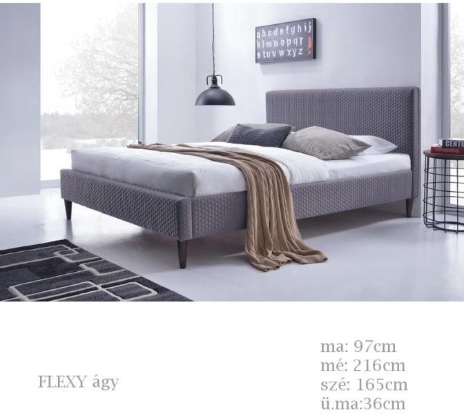 Vásárlás: halmar flexy szürke dió franciaágy Ágy, ágykeret árak ...