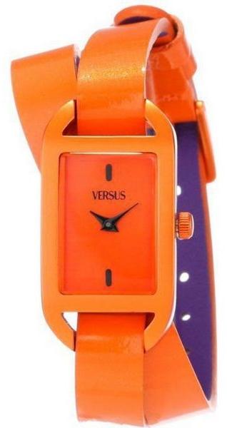 versace orange watch