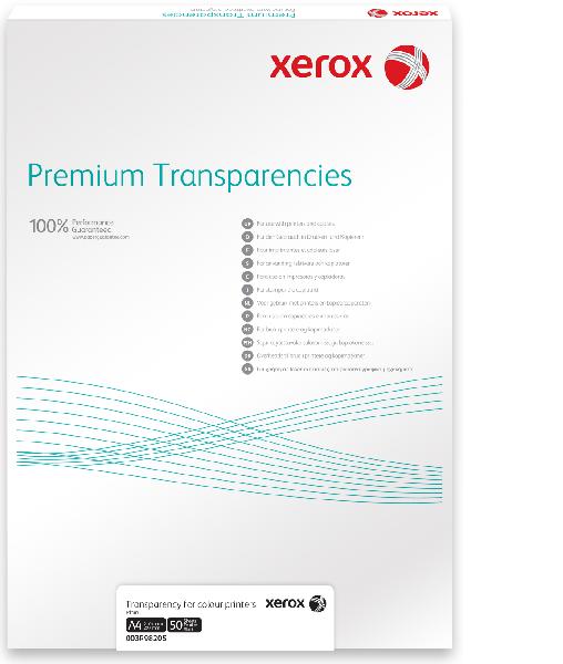 Xerox Folie retroproiector laser cu hartie suport A4 tip A 100 buc/set,  XEROX (Folie transparenta pentru retroproiector) - Preturi