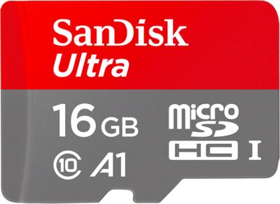 SanDisk microSDHC Ultra 16GB C10/UHS-I/A1 SDSQUAR-016G-GN6MA/173446 (Card  memorie) - Preturi