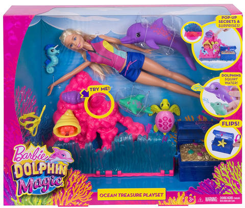 Vásárlás: Mattel Barbie - Delfin Varázs - Kincskereső játékkészlet Barbie  baba árak összehasonlítása, Barbie Delfin Varázs Kincskereső játékkészlet  boltok