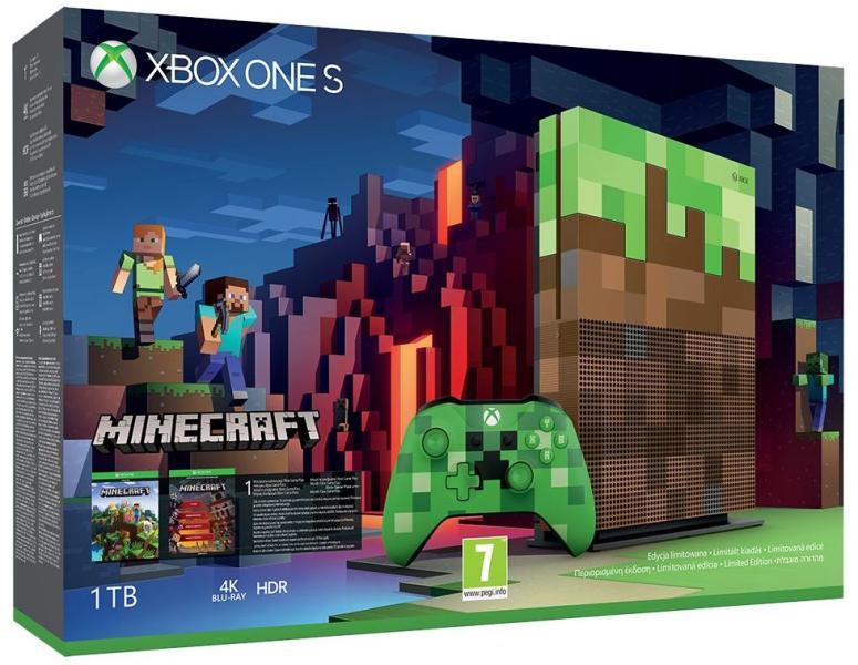 Microsoft Xbox One S (Slim) 1TB Minecraft Limited Edition vásárolj már 0  Ft-tól