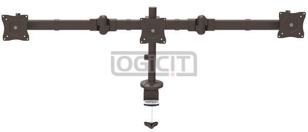 Desk Mount Triple Monitor Arm Articulating (ARMTRIO)