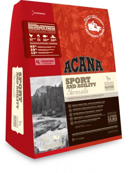 ACANA Sport & Agility 17 kg Храна за кучета Цени, оферти и мнения, списък с  магазини, евтино ACANA Sport & Agility 17 kg