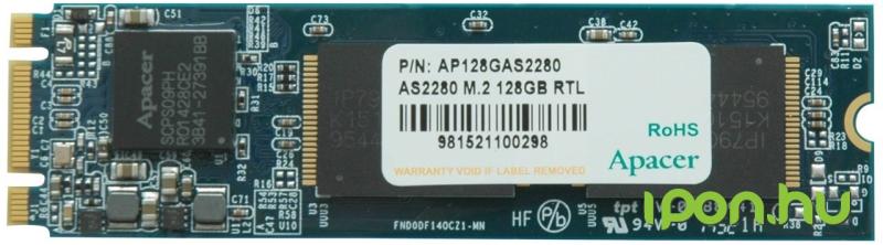 Vásárlás: Apacer 128GB M.2 AP128GAS2280-1 Belső SSD meghajtó árak  összehasonlítása, 128 GB M 2 AP 128 GAS 2280 1 boltok