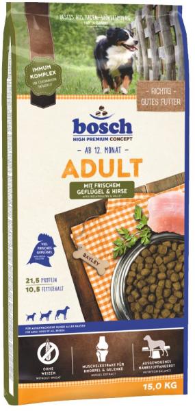 Bosch Adult Poultry & Millet 15 kg (Hrana pentru caini) - Preturi