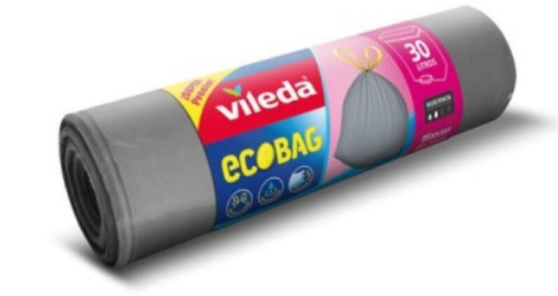 Ecobag zárószalagos szemeteszsák 30L 15db