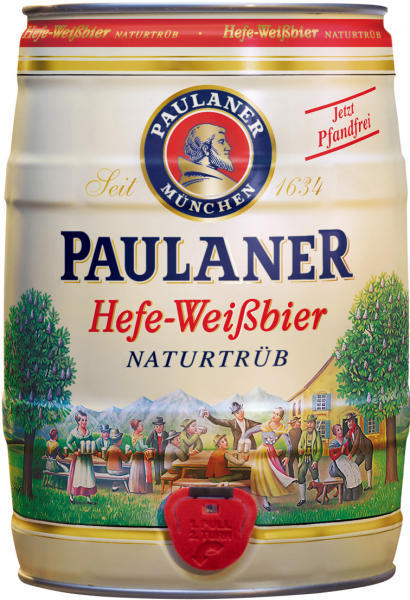 Vásárlás: Paulaner Hefe Weissbier 5l 5% - partyhordó Sör árak  összehasonlítása, Hefe Weissbier 5 l 5 partyhordó boltok