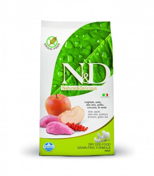 Grain Free Dog Adult Mini Boar & Apple 800 g