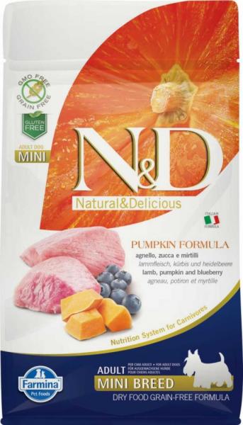 Grain Free Dog Adult Mini Lamb & Blueberry With Pumpkin 800 g