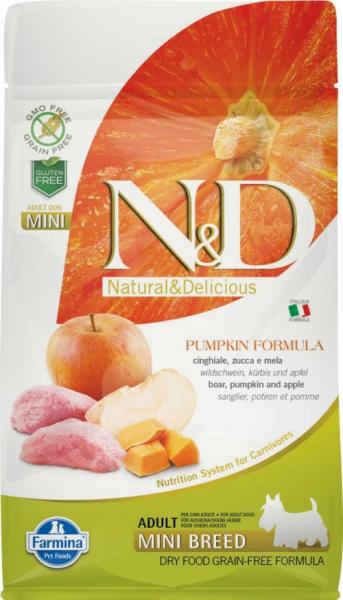 Grain Free Dog Adult Mini Boar & Apple With Pumpkin 800 g