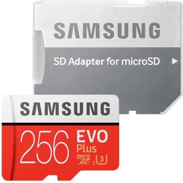 Samsung microSDXC EVO Plus 256GB C10/U3/UHS-I MB-MC256GA/EU (Card memorie)  - Preturi