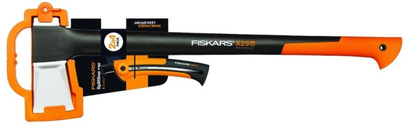 Vásárlás: Fiskars X25 rönkhasító fejsze + Xtract fűrész (120015) Balta,  fejsze árak összehasonlítása, X 25 rönkhasító fejsze Xtract fűrész 120015  boltok