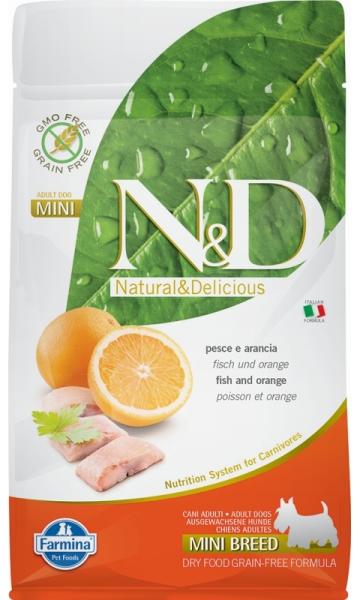 Grain Free Dog Adult Mini Fish & Orange 7 kg