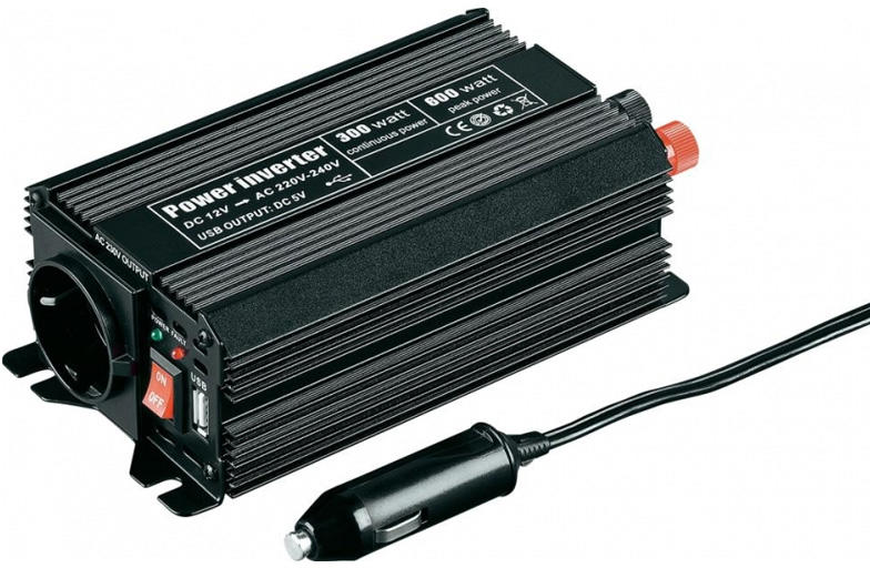 Invertor de la 12V DC la 230V AC, 300W unda sinus, PSUP-INV/U-12V300W