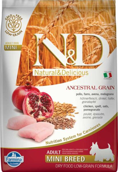 Low Grain Adult Mini Chicken & Pomegranate 7 kg