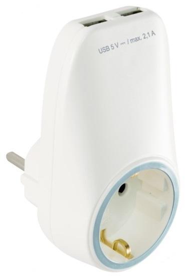 1 Plug + 2 USB (NV 2100 USB)