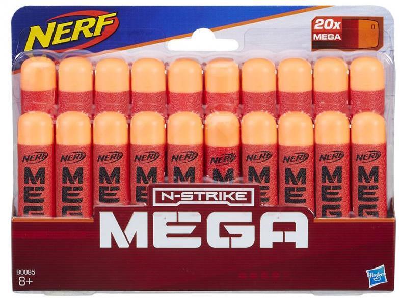 Hasbro Gloante de spuma Nerf N-Strike Mega Dart 20 buc. (B0085) (Accesorii  arme copii) - Preturi