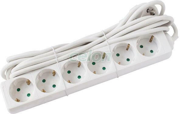 6 Plug 5 m (SM-PR-6P-5M-WH)