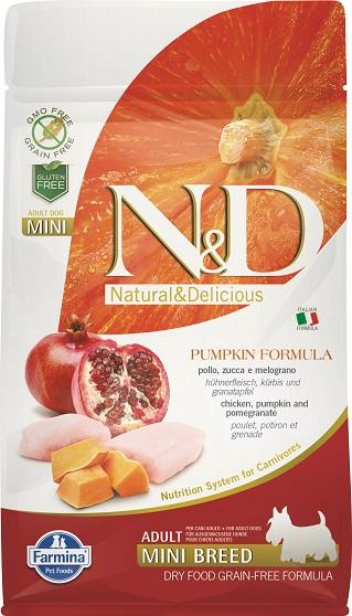 Grain Free Dog Adult Mini Chicken & Pomegranate With Pumpkin 800 g