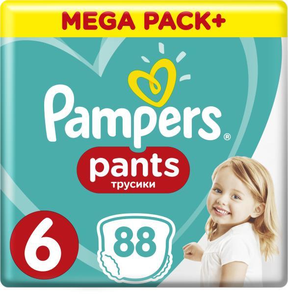 Vásárlás: Pampers Pants 6 Extra Large (16+kg) 88db Pelenka árak  összehasonlítása, Pants 6 Extra Large 16 kg 88 db boltok