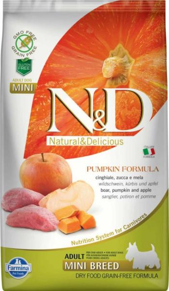 Grain Free Dog Adult Mini Boar & Apple With Pumpkin 7 kg