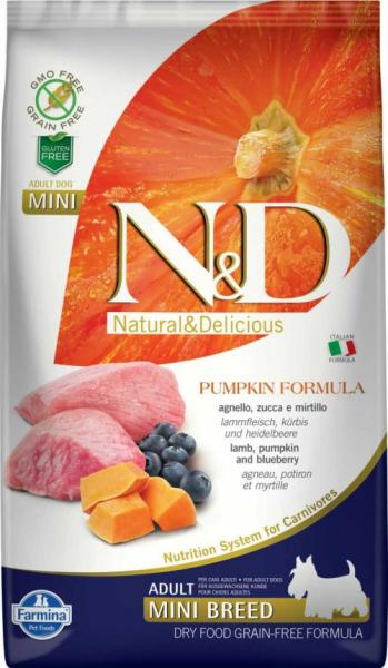 Grain Free Adult Mini lamb & blueberry with pumpkin 7 kg