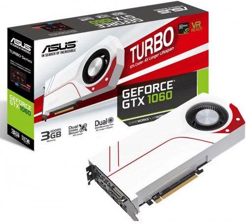 Vásárlás: ASUS GeForce GTX 1060 3GB GDDR5 192bit (TURBO-GTX1060-3G-WHITE)  Videokártya - Árukereső.hu