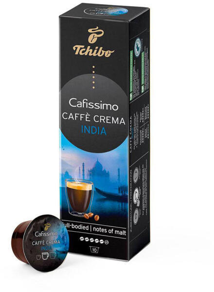 Vásárlás: Tchibo Caffé Crema India (10) Kávégép kapszula, kávépárna árak  összehasonlítása, Caffé Crema India 10 boltok