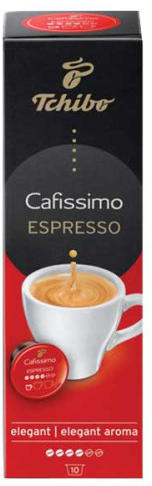Vásárlás: Tchibo Cafissimo Espresso Elegant Aroma 100% Arabica (10) Kávégép  kapszula, kávépárna árak összehasonlítása, Cafissimo Espresso Elegant Aroma  100 Arabica 10 boltok