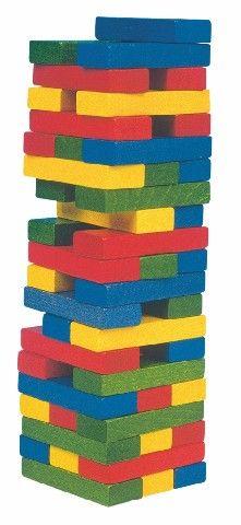 Színes Jenga 54 db-os (10210W)