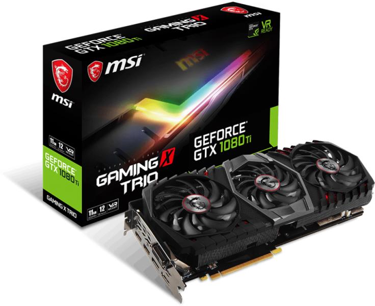 Vásárlás: MSI GeForce GTX 1080 Ti 11GB GDDRX 352bit (GTX 1080 Ti GAMING X  TRIO) Videokártya - Árukereső.hu