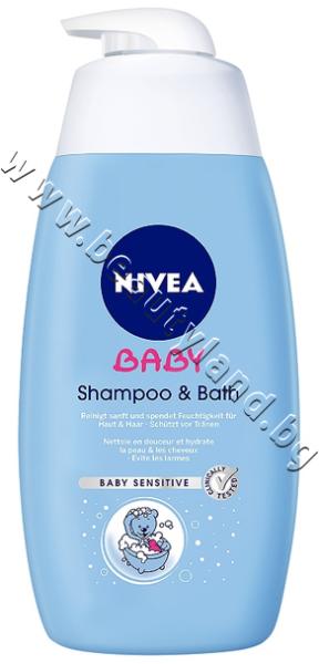 Nivea Шампоан Nivea Baby Soft Shampoo & Bath, p/n NI-80552 - Бебешки шампоан  за коса и тяло (NI-80552), справочник с цени от бебешки онлайн магазини