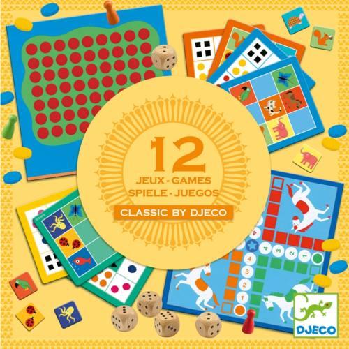 12 Klasszikus társasjáték gyűjtemény (DJ05218)