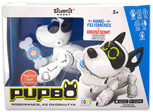 Vásárlás: Silverlit Pupbo - Robomancs, az okoskutya (69274/03102)  Interaktív játék árak összehasonlítása, Pupbo Robomancs az okoskutya 69274  03102 boltok