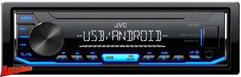 JVC KD-X151 autórádió vásárlás, olcsó JVC KD-X151 autórádió árak, akciók