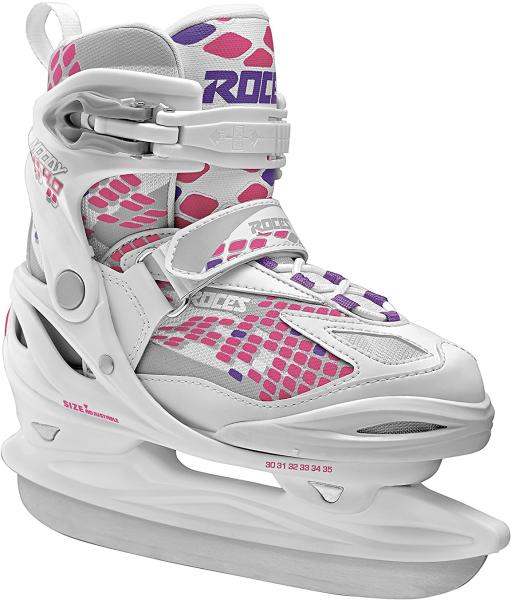 Roces Moody Ice 3.0 Girl állítható jégkorcsolya, white-aqua