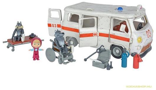 Vásárlás: Simba Toys Masha és a Medve játékszett – mentőautó (109309863)  Játékautó és jármű árak összehasonlítása, Masha és a Medve játékszett  mentőautó 109309863 boltok