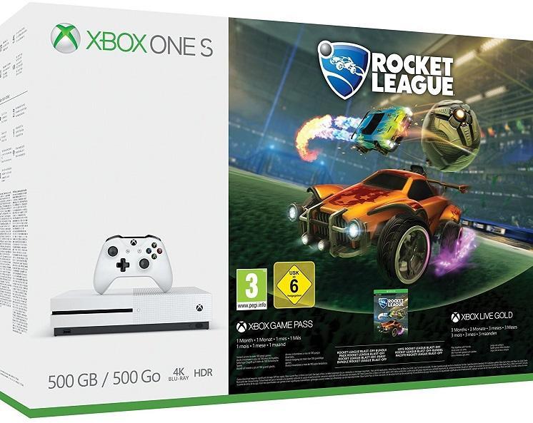 Microsoft Xbox One S (Slim) 500GB + Rocket League Preturi, Microsoft Xbox  One S (Slim) 500GB + Rocket League magazine