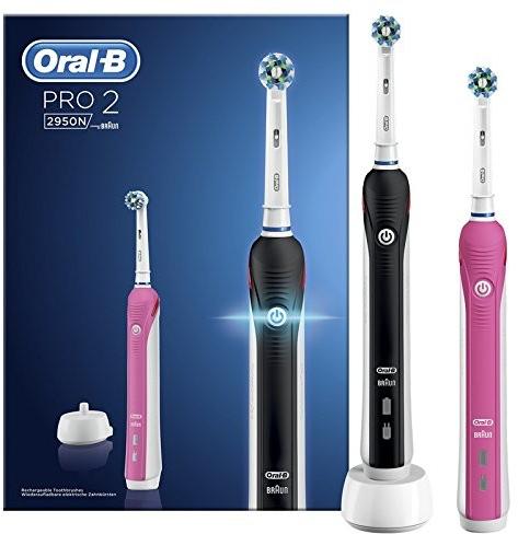 Oral-B PRO 2 2950N DUOPACK elektromos fogkefe vásárlás, olcsó Oral-B PRO 2  2950N DUOPACK elektromos fogkefe árak, akciók