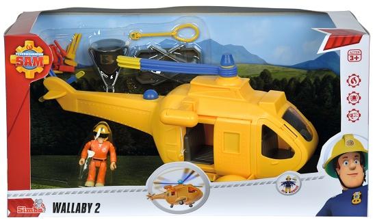 Sam, a tűzoltó - Wallaby 2 helikopter Tom figurával (109251002038)