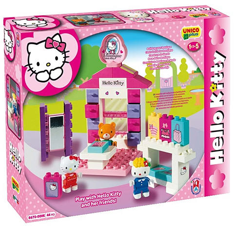 Vásárlás: Androni Giocattoli Unico Plus Hello Kitty Butik - 44 db-os  építőjáték (8670) Egyéb építőjáték árak összehasonlítása, Unico Plus Hello  Kitty Butik 44 db os építőjáték 8670 boltok