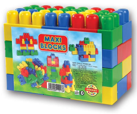 Vásárlás: Dohány Maxi Blocks 60 db-os építőkocka (671) Egyéb építőjáték  árak összehasonlítása, Maxi Blocks 60 db os építőkocka 671 boltok
