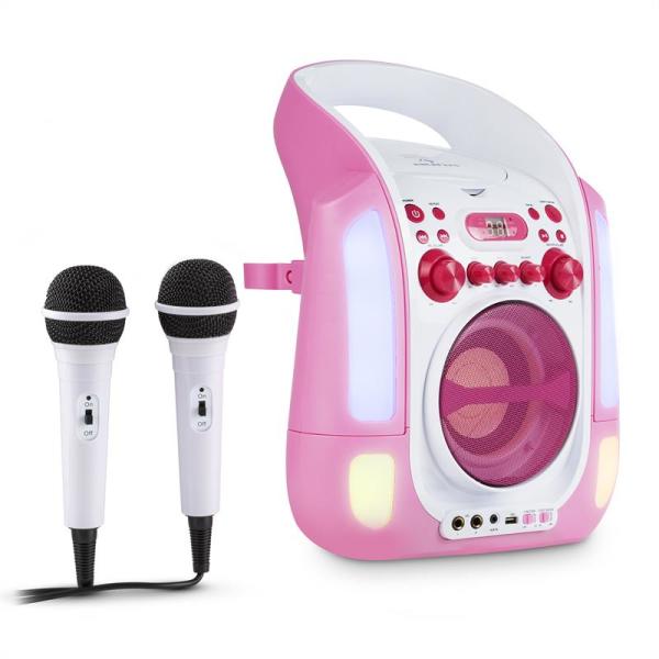 Vásárlás: Auna Kara Illumina karaoke rendszer, CD, USB, MP3, LED fény show,  2x mikrofon, hordozható Interaktív játék árak összehasonlítása, Kara  Illumina karaoke rendszer CD USB MP 3 LED fény show 2 x