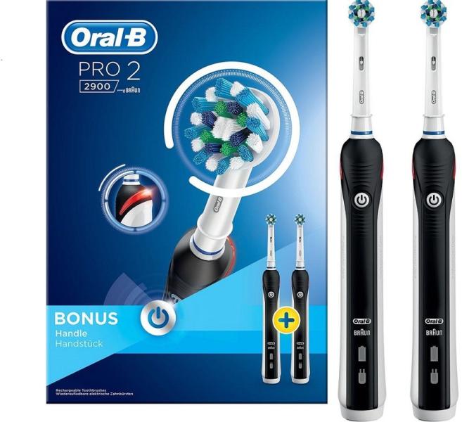 Oral-B PRO 2 2900 DUOPACK elektromos fogkefe vásárlás, olcsó Oral-B PRO 2  2900 DUOPACK elektromos fogkefe árak, akciók