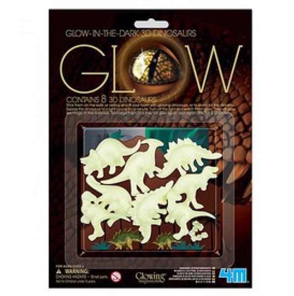 Glow - Sötétben világító dínó készlet