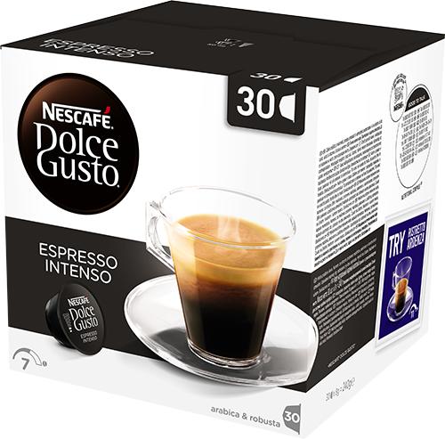 NESCAFÉ Dolce Gusto Espresso Intenso (30) Капсули с кафе, филтри с кафе  Цени, оферти и мнения, списък с магазини, евтино NESCAFÉ Dolce Gusto  Espresso Intenso (30)