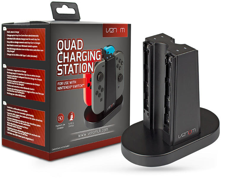 Joy-Con Quad Charging Station for Nintendo Switch (VS4796)