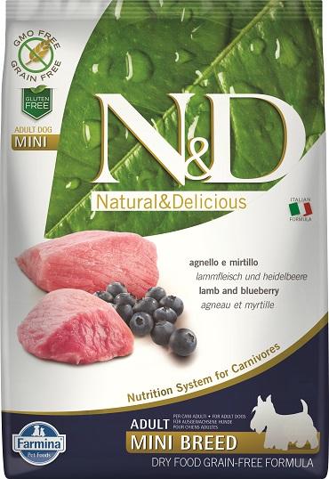 Grain Free Dog Adult Mini Lamb & Blueberry 7 kg