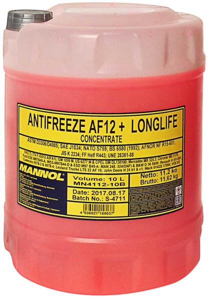AF12+ Longlife Antifreeze 10 l